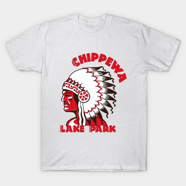 Chippewa Indian T-Shirt by PopGraphics